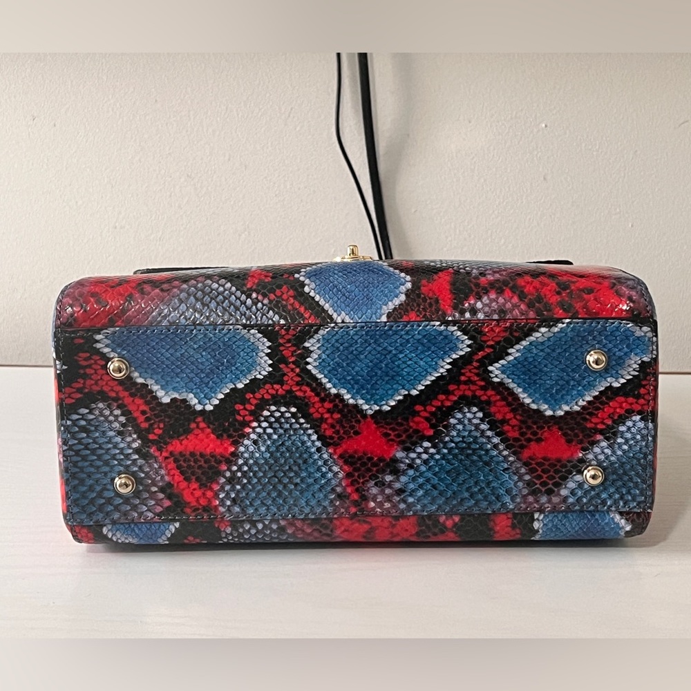 Brahmin Rene Heat Rosen Python Print Genuine Leat… - image 7